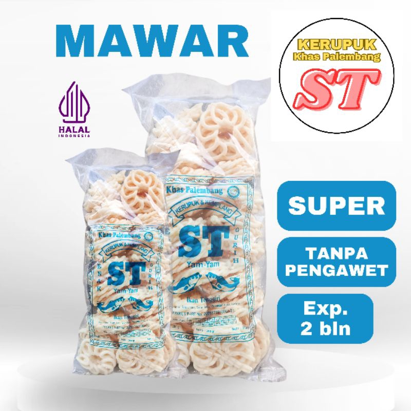 

KERUPUK MAWAR 200gram | kerupuk ST Khas Palembang | Kerupuk Palembang Murah Premium