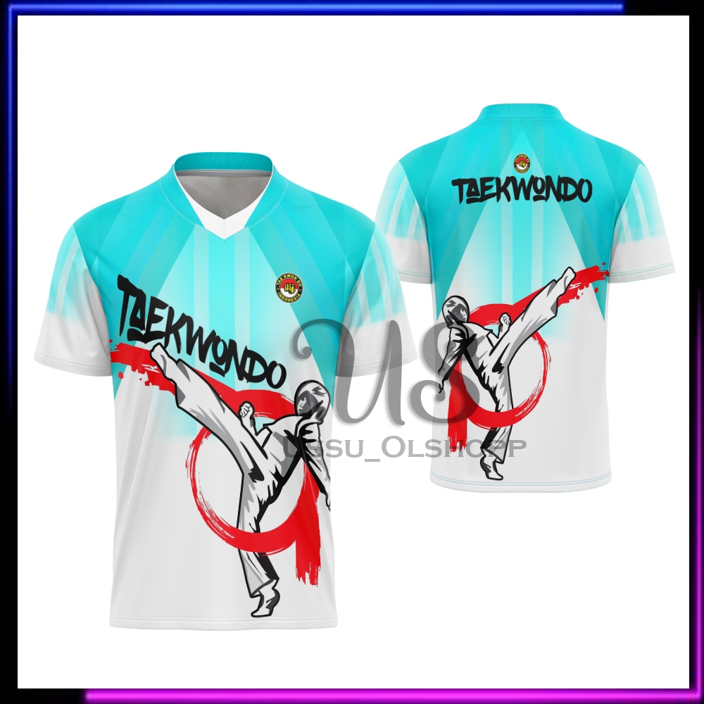 Baju Kaos Jersey Taekwondo Fullprint