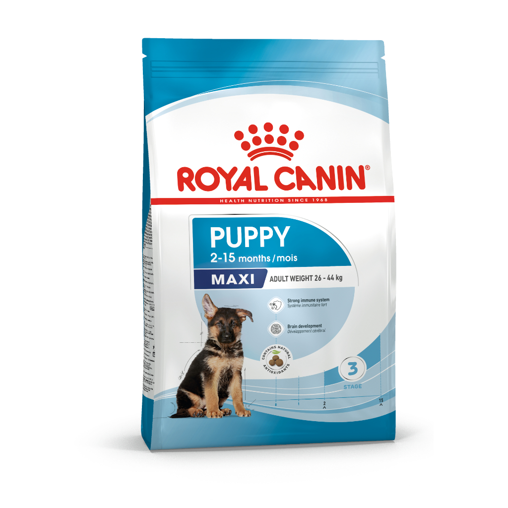 

23bagusmenshop - Royal Canin Maxi Puppy 10kg Makanan Anak Anjing Ras Besar Dry Food Premium