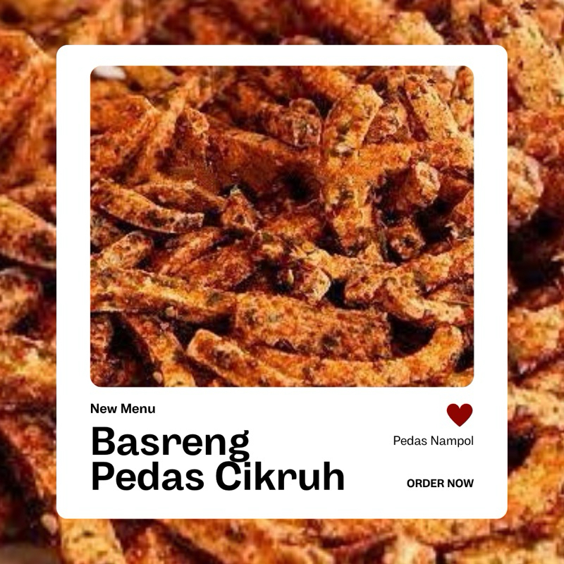

Basreng Cikruh Pedas Daun Jeruk Cemilan Bandung