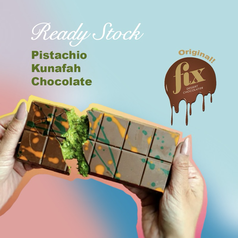 

Original! Fix Coklat Dubai Pistachio Kunafa