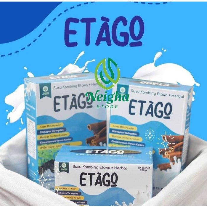 

ETAGO Original Susu Kambing Etawa Plus Gamat Emas Kelor Kayu Manis BPOM - 200gram