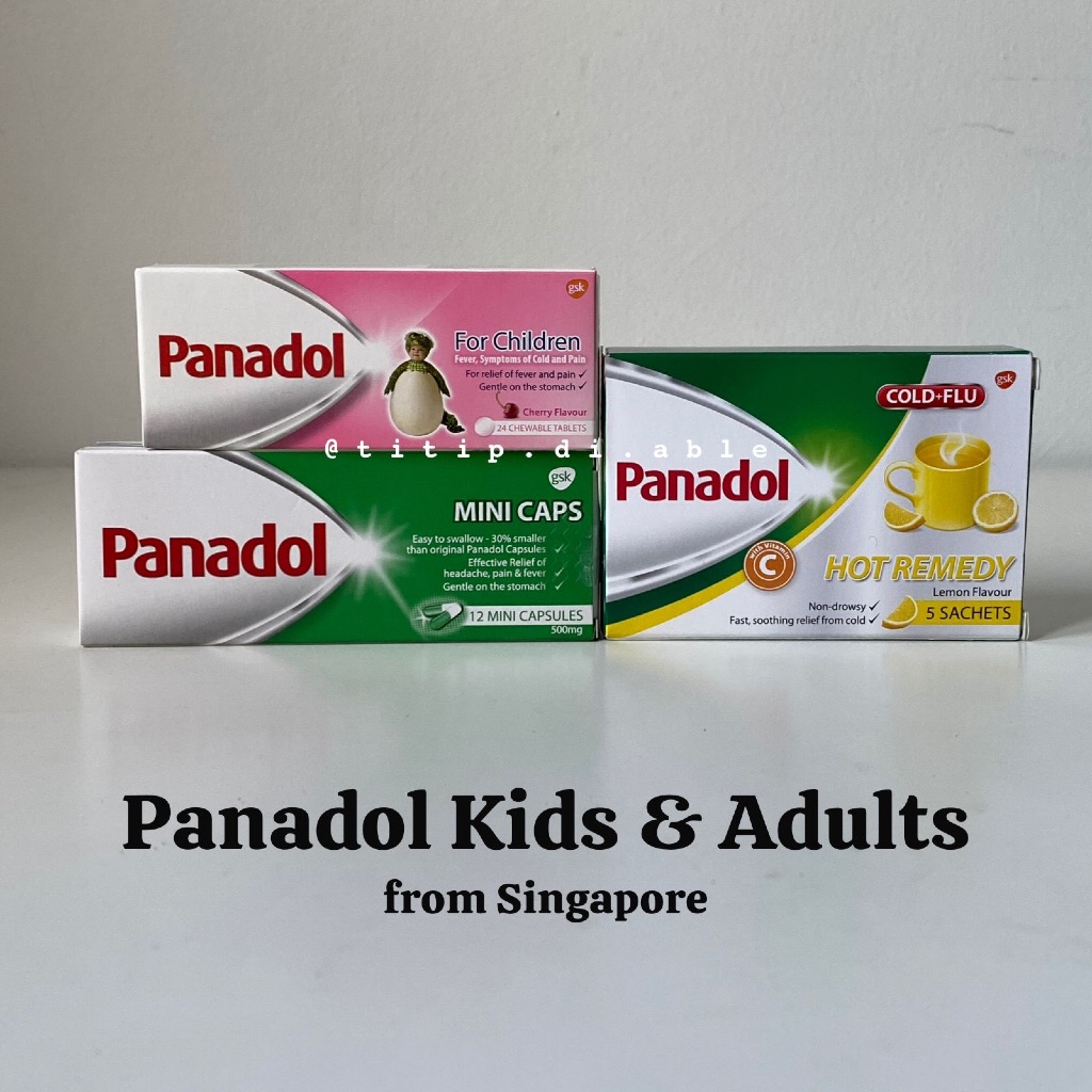Panadol Singapore / Children / Mini Caps / Hot Remedy