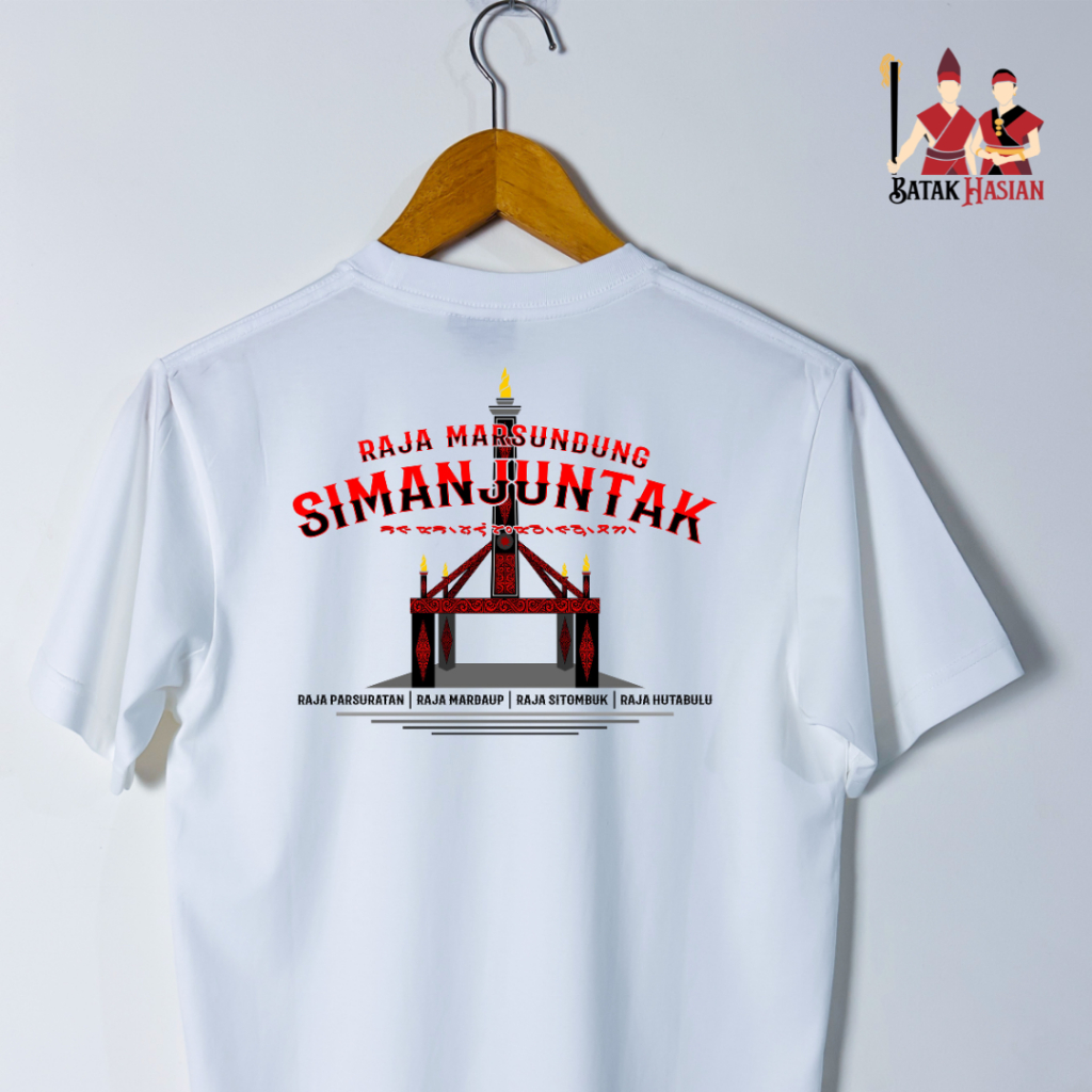 SIMANJUNTAK (VERSI 1) - Kaos Marga Batak  - Katun premium 100% - Batak Hasian Official Store