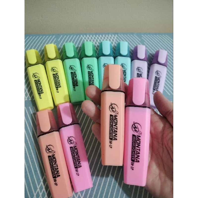 

Montana Highlighter Stabilo warna pastel 1pc