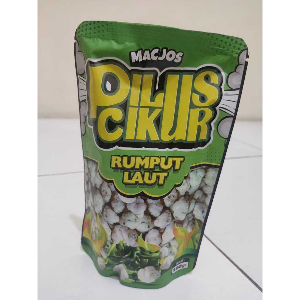 

Pilus Cikur Macjos dengan 3 varian rasa - SnackQriuk- Gurih balado dll pedas keripik & camilan isi