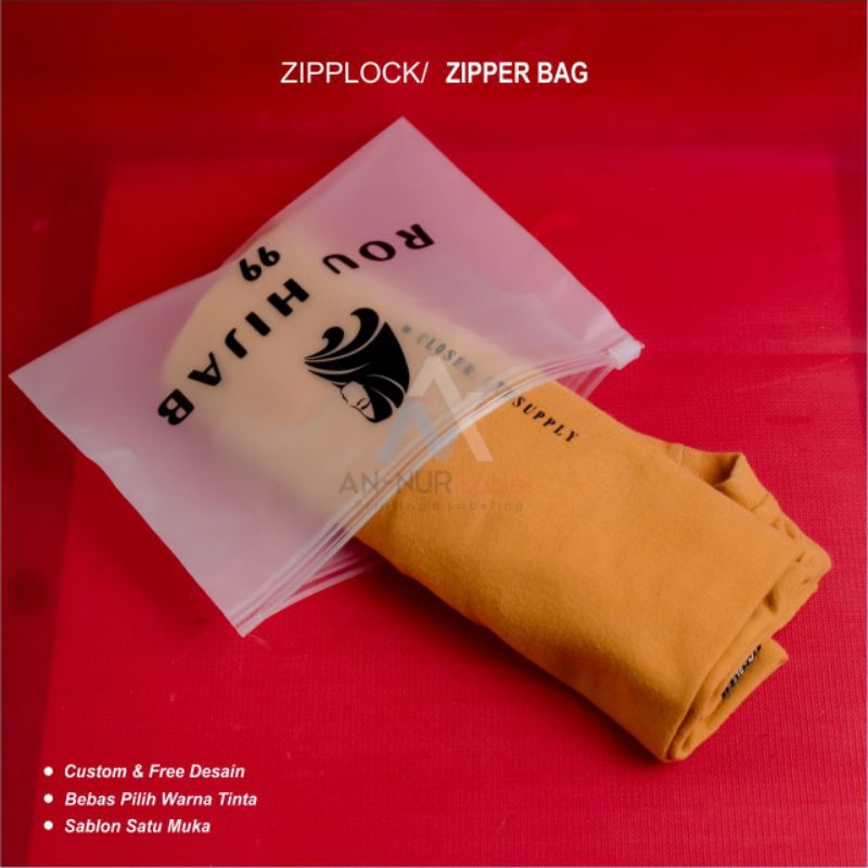 

Zipper bag custom 15x20 landscape