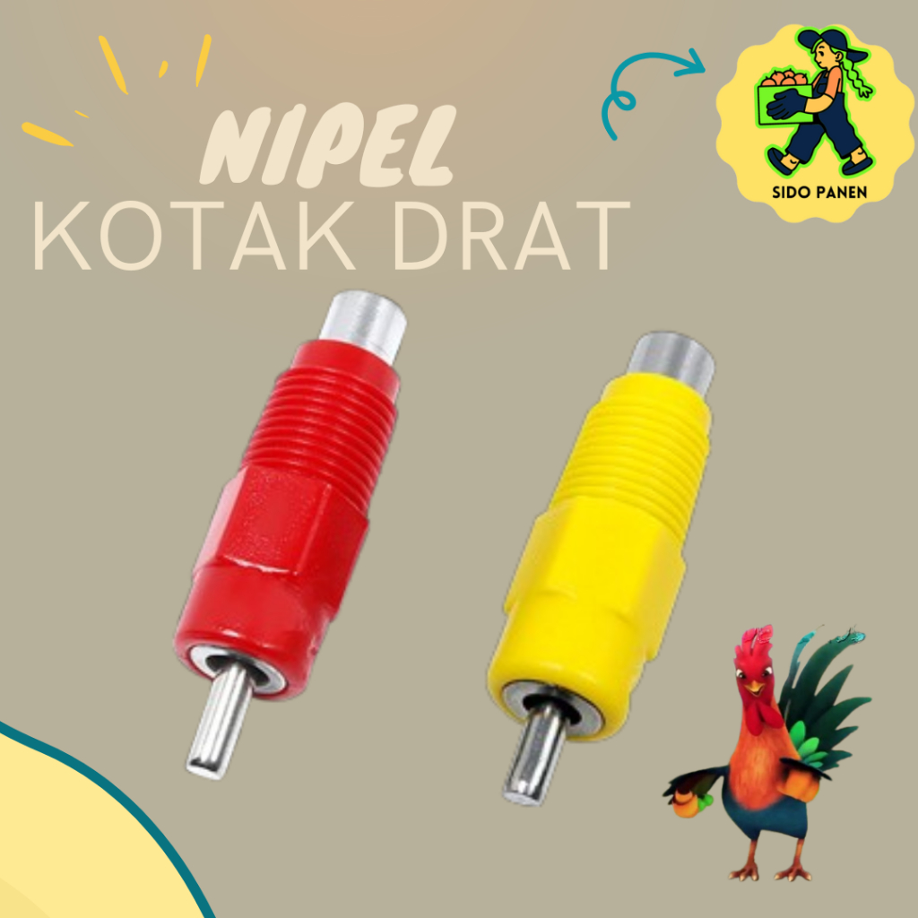 Nipel Drat kapsul nipel kotak nipel ayam kuning nipel ayam merah alat minum ayam