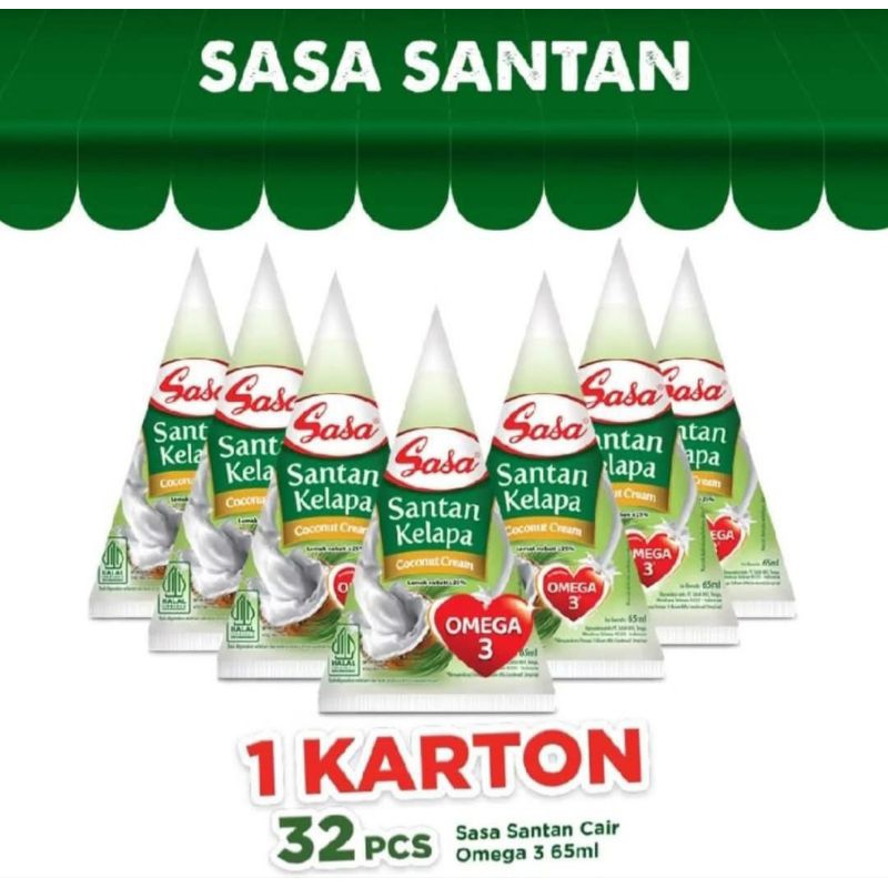 SASA SANTAN 65 ML 1 DUS SANTAN CAIR SASA