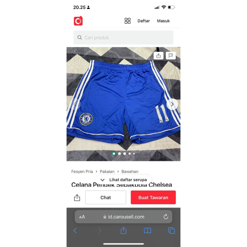 Jersey dan Celana Sepakbola Chelsea England MU Milan