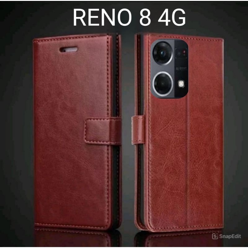 CASING OPPO RENO 8 4G, RENO 8 5G, RENO 8 PRO, RENO 8Z, RENO 8T 4G, RENO 8T 5G. FLIP COVER SARUNG CAS