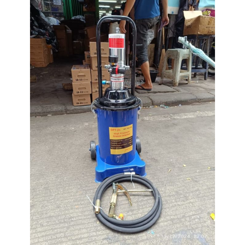 pompa Gemuk Lubricator 12 liter Air Grease pump OPT