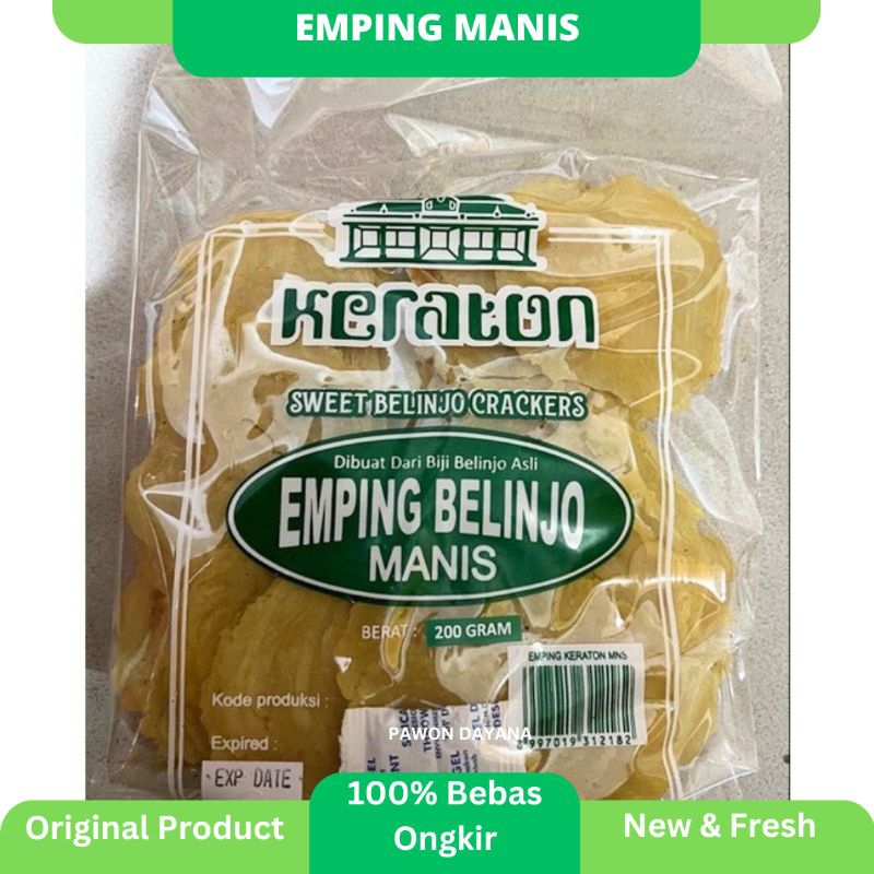 

Emping Manis Keraton / Emping Pedas Keraton / Emping Melinjo Manis / Emping Melinjo Pedas