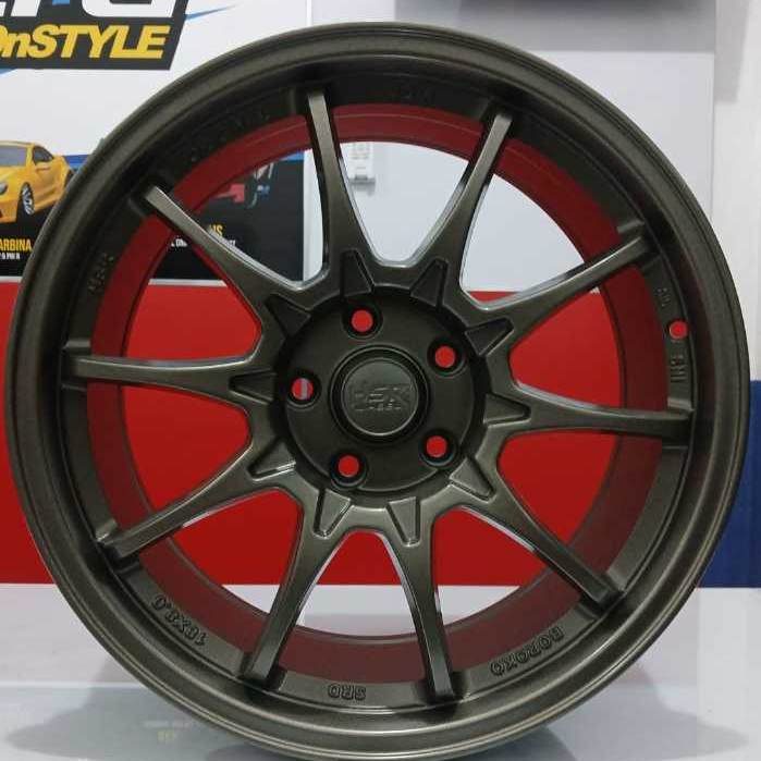 Velg Racing Volk Rays R18 HSR BOROKO SRD PCD 5X114,3 Pelek Mobil Ce28 Ring 18 Buat Innova Terios HRV
