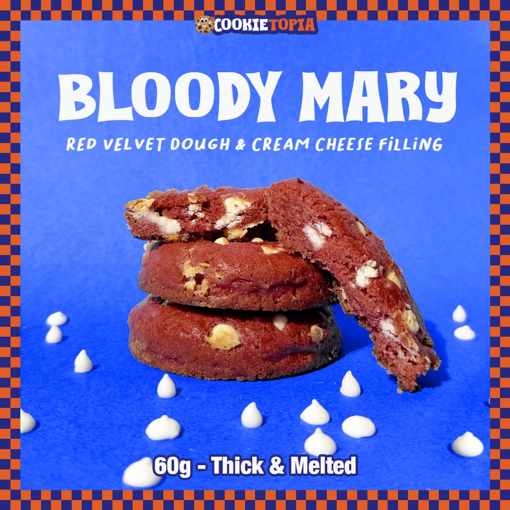 

Soft Cookies Red Velvet - Cheese Cream Thick Lumer Melted Snack Viral Premium by COOKIETOPIA