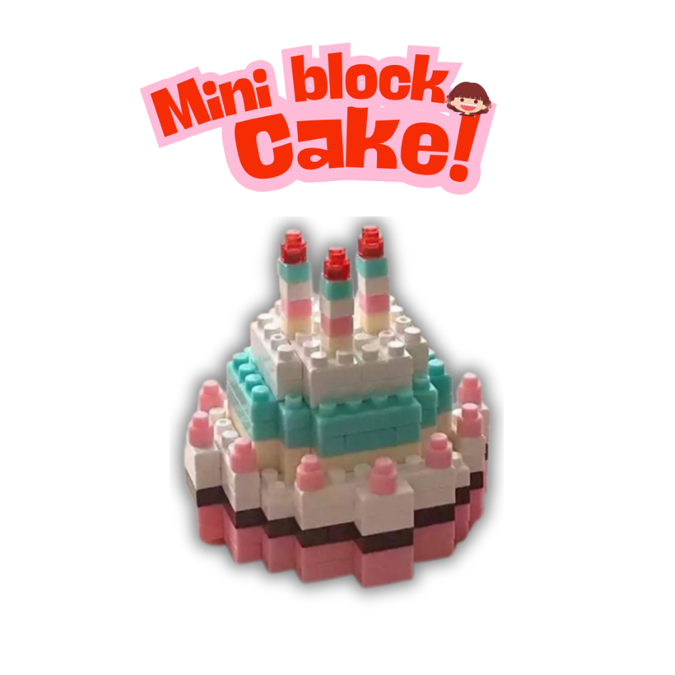 

Mini block cake gift birthday / miniatur cake birthday / fake cake