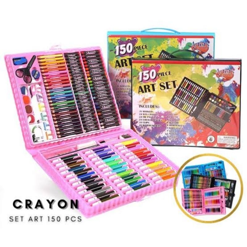 

(PROMO)150 CRAYON SET PINSIL WARNA / CRAYON SET ANAK / CRAYON 150 PCS