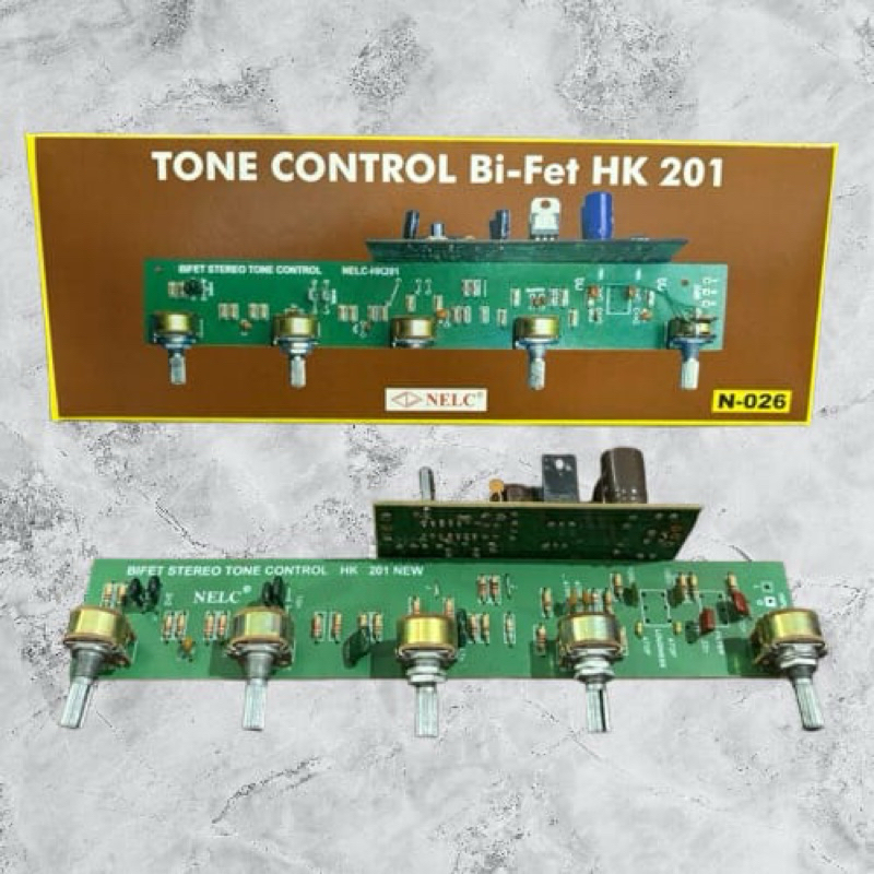 NELC Bi-Fet Tone Control HK 201 | Tone Control Bi-Fet NELC N-026 | Bifet Stereo Tone Control HK 201