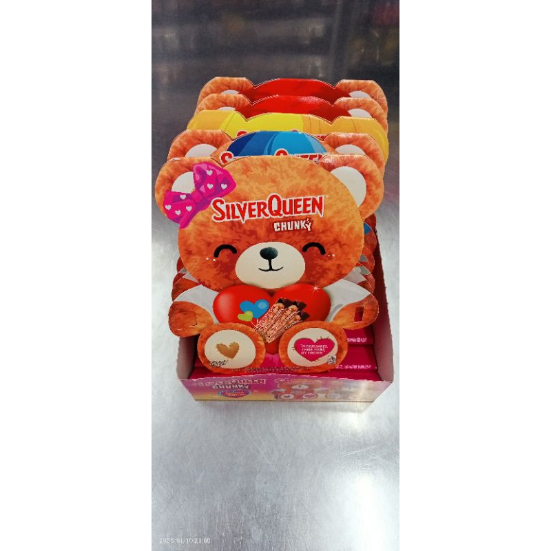 [READY] SILVERQUEEN BERUANG BEAR LIMITED EDITION VALENTINE COKLAT