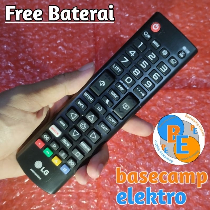 Remote TV LG Smart TV Original AKB75675312 Asli Free Batu Baterai Remot TV LG Smart TV AKB75675312 O