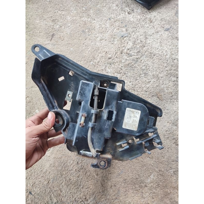 tempat aki Supra x lama Supra fit lama ori