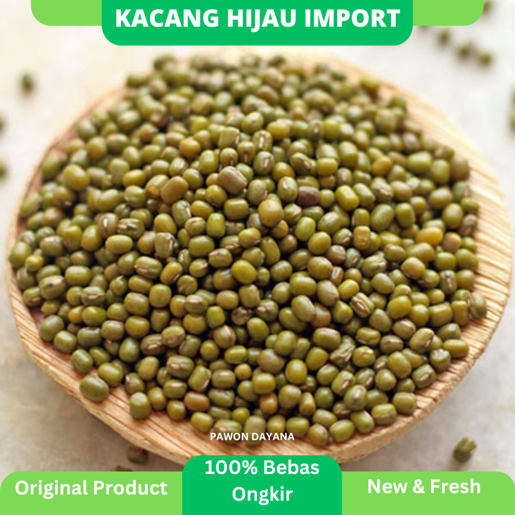 

Kacang Ijo Import / Kacang Ijo Australia / Kacang Hijau Bening / Kacang Hijau