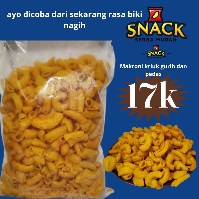 

MAKRONI KRIUK PEDAS DAN GURIH RASA NYA BIKIN NAGIH