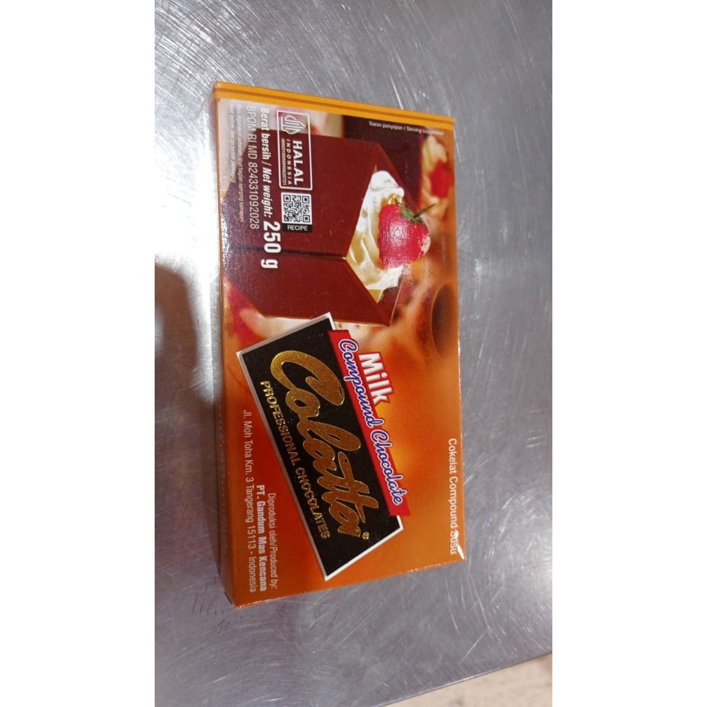 

Coklat Susu Kompound Colatta / Milk Chocolate Colatta Compound - 250 Gram