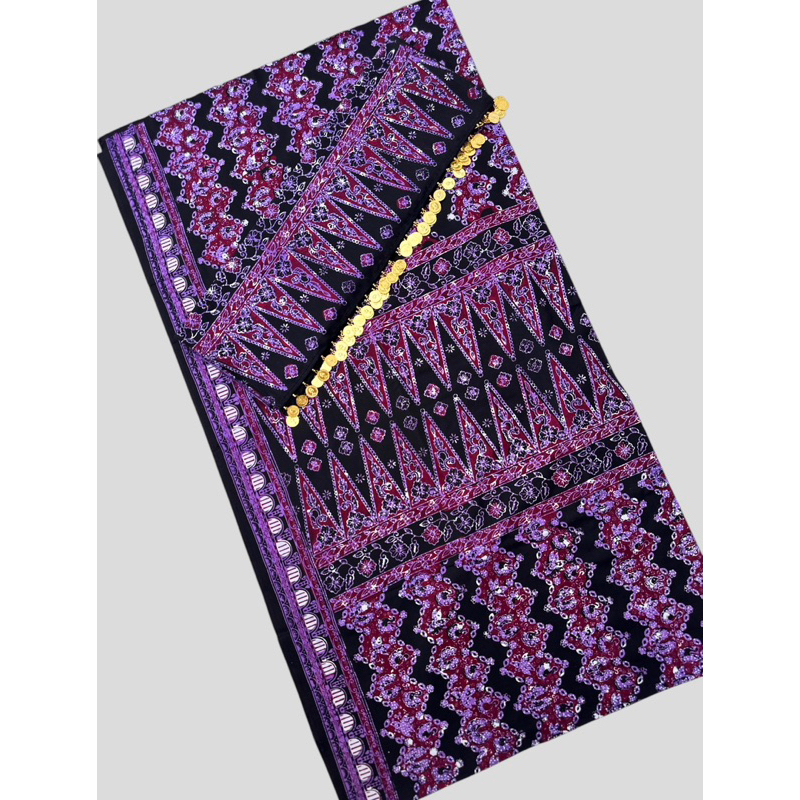 set kain tekuluk batik jambi asli dengan ronce
