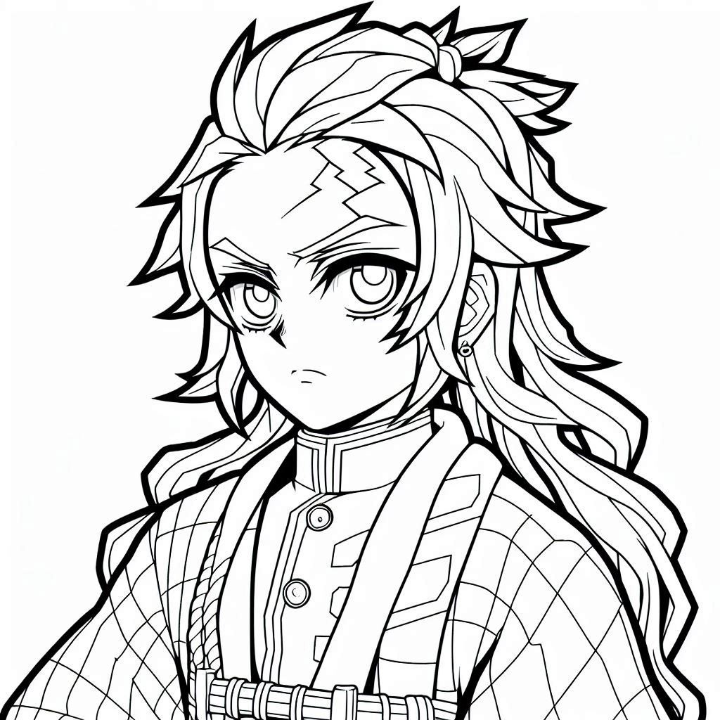 

50 Halaman Mewarnai Demon Slayer - Sudah Di-Print & Siap pakai!