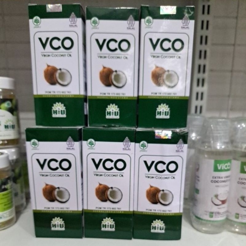 

VCO VIRGIN COCONUT OIL herbal Indo Utama Minyak kelapa Asli