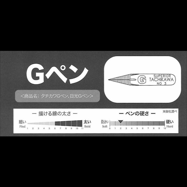 

RK Tachikawa G-pen Nib T-3 SATUAN G pen Nib Mata Pena Lettering Calligraphy Comic Dip Pen