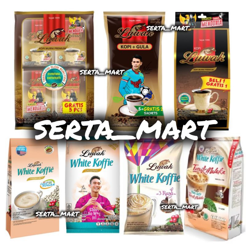 

Luwak Kopi Gula / Kopi Bubuk Murni Premium / Luwak White Koffie / Tarik Malaka