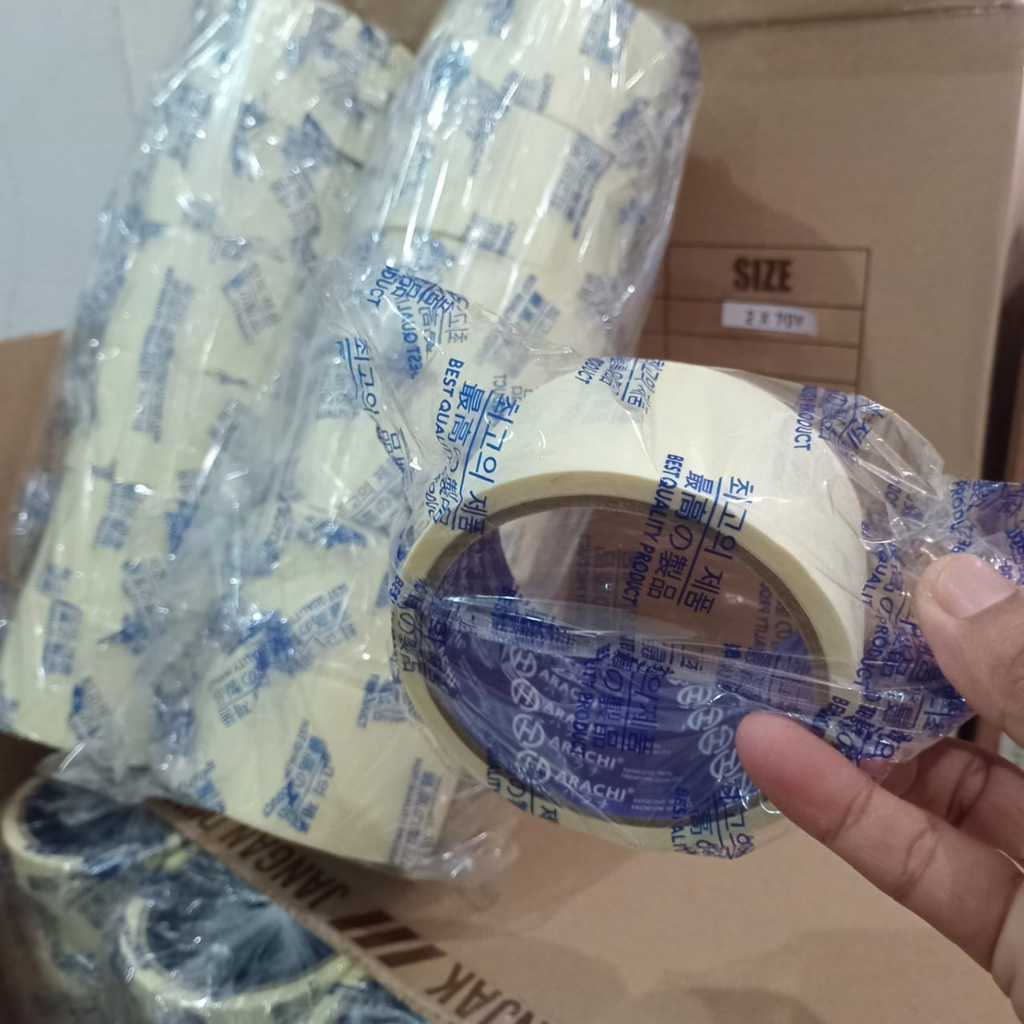 

LAKBAN KERTAS / MASKING BODHI 48MMX20 YARD PER ROLL