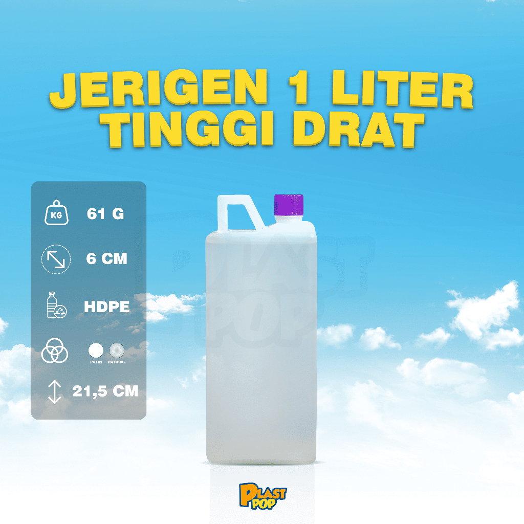 (Instant & Same Day) Jerigen 1 Liter, Jerigen 1 Liter Laundry