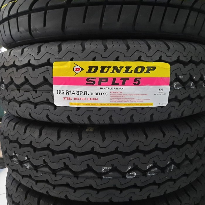 Ban Mobil Dunlop LT5 185/ R14 8PR Ban Mobil Angkutan Barangkal Angkot L300 Colt Diesel