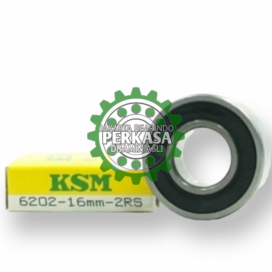 6202 2RS 12mm BEARING 6202 LLU DDU 12 mm TUTUP KARET MERK KSM JAPAN 12X35X11