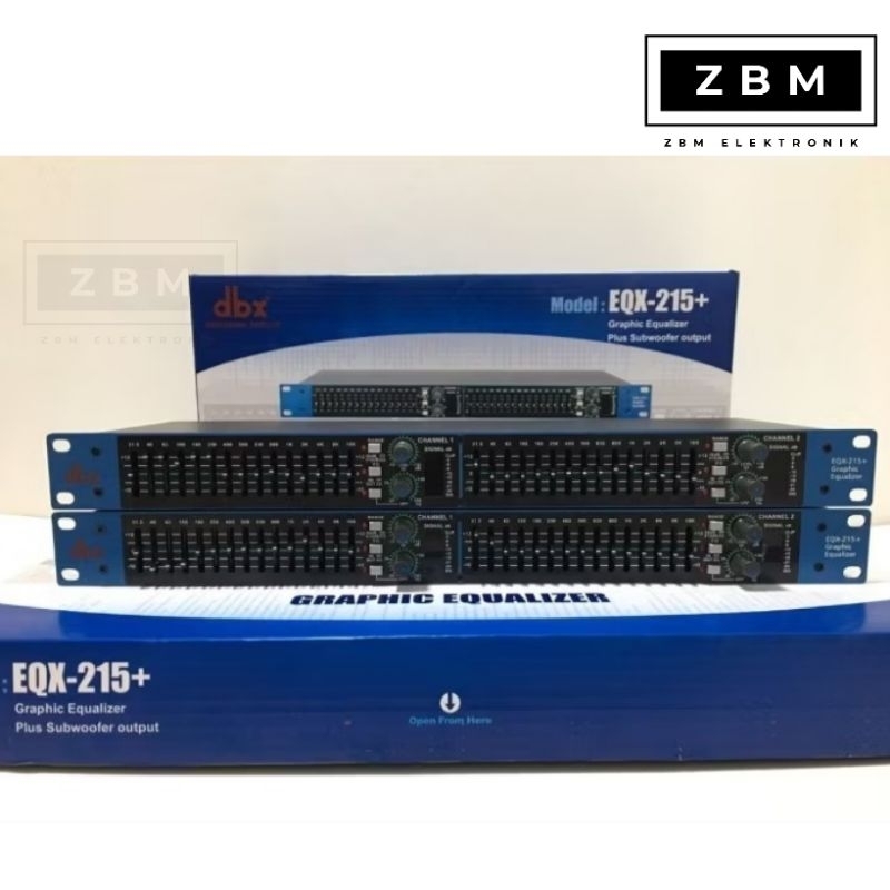 Equalizer dbx EQX 215+ / EQX215+ Plus Subwoofer