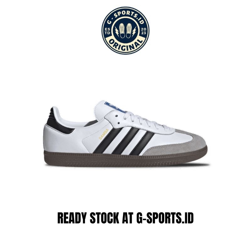 Sepatu Sneakers Wanita Adidas Samba OG White ORIGINAL
