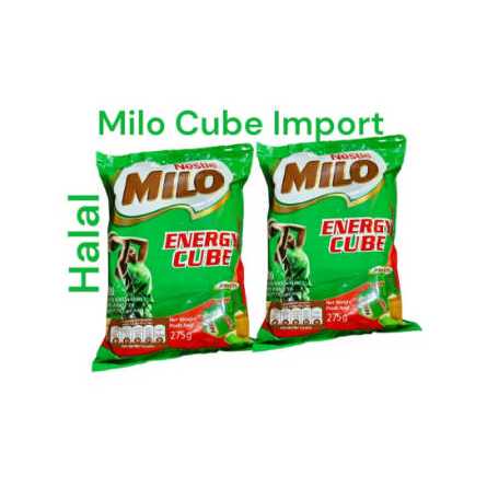 

Milo Energy Cube 100 pcs (Paket 2 Pack, 200 pcs) / Milo Cubes / Milo Choco