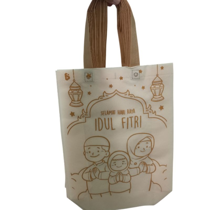 

Tas Spund bond Goodie Bag Lebaran Idul Fitri 30x40 | Perlusin