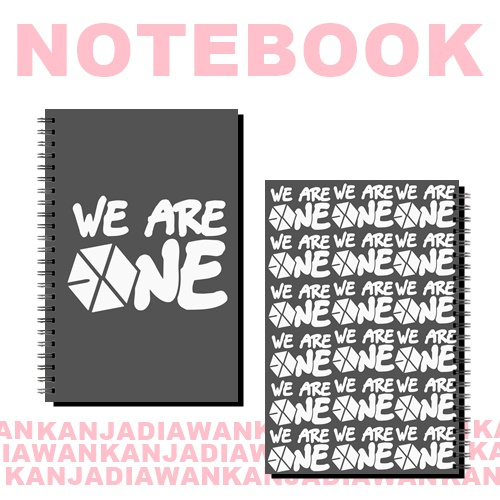 

Notebook EXO WE ARE ONE Buku Spiral EXO EXOL A6