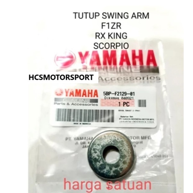 RING TUTUP COVER BOS BOSH AS SWING ARM LENGAN AYUN F1ZR RX KING SCORPIO ORIGINAL YAMAHA