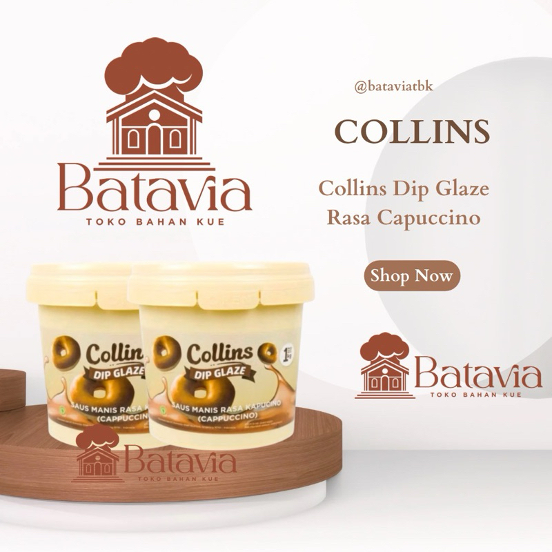 

Collins Dip Glaze Rasa Capuccino 1kg | Capuccino pasta Dip Glaze