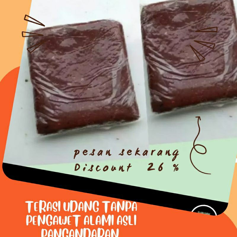 

Terasi / Tarasi Udang Tanpa Pengawet Asli Sentopo Kalipucang
