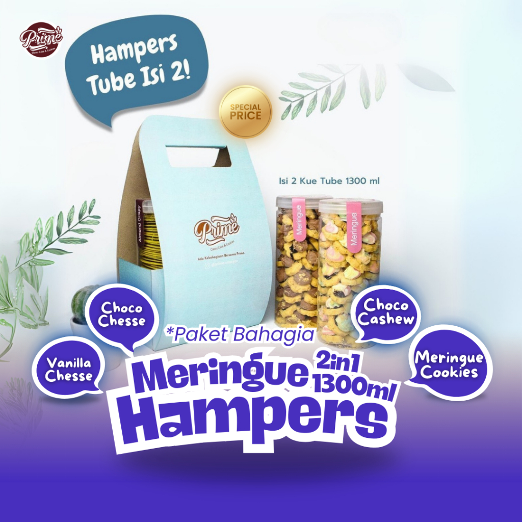 

Prime Kue Lebaran Meringue Hampers 2 In 1 Lebih hemat 1300ml