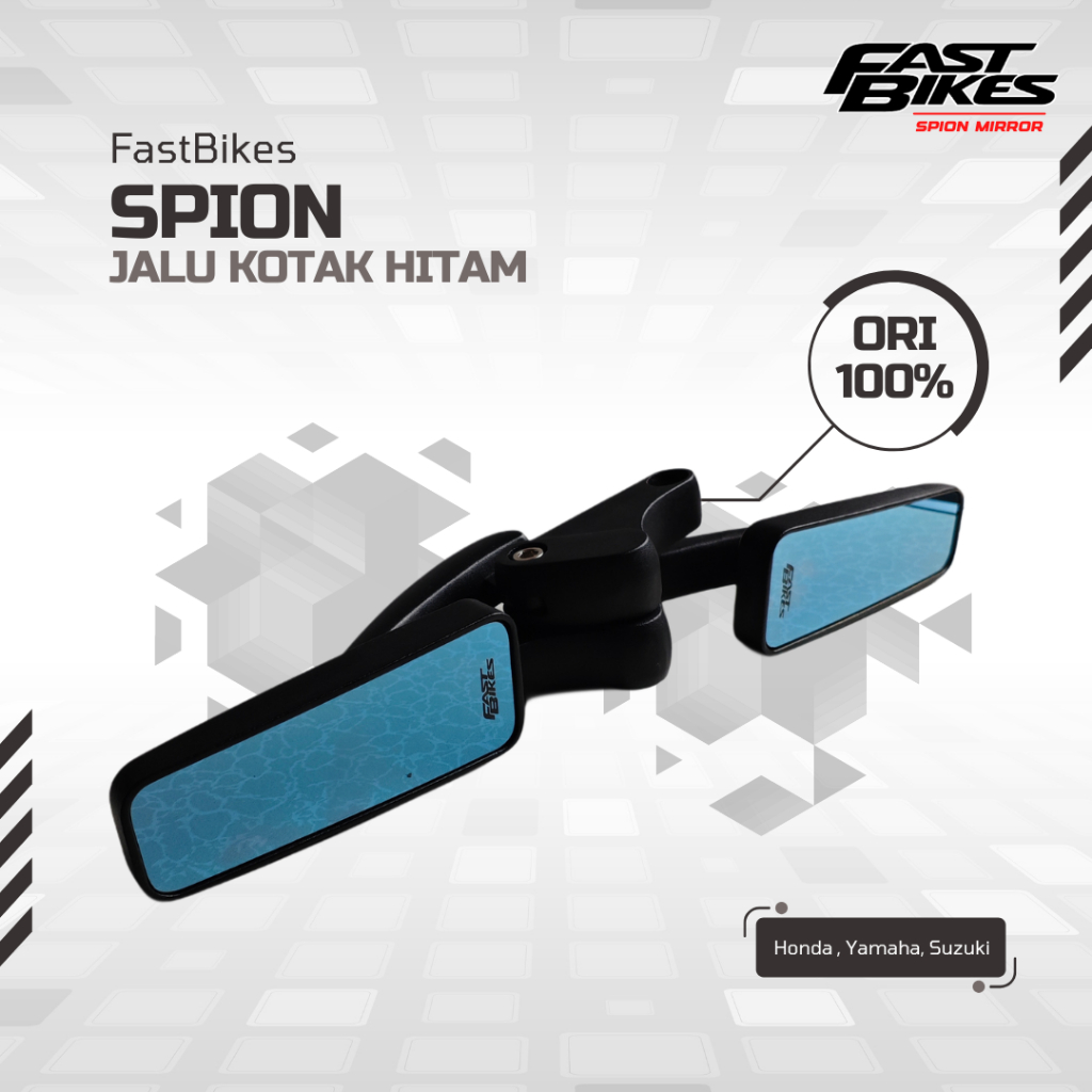 Spion FASTBIKES Model Jalu Kotak Spion Jalu Variasi Universal Beat Scoopy Nmax Aerox