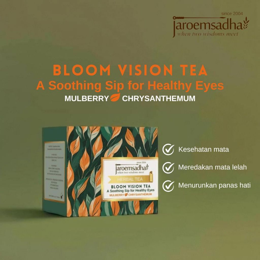 

Bloom Vision Tea, Herbal Tea Kesehatan Mata by Jaroemsadha