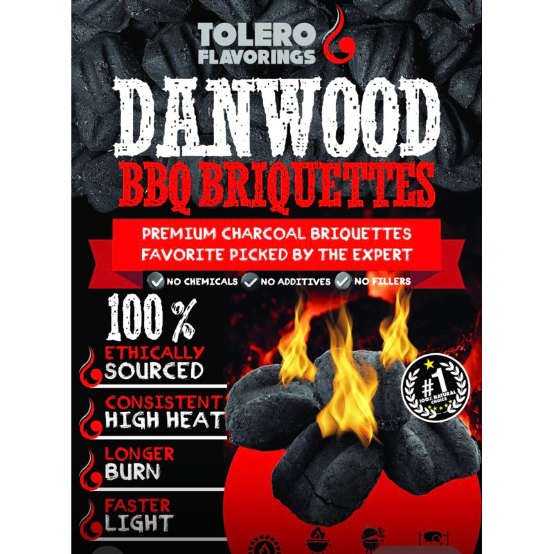 Arang Bricket Pillow Kayu Super BBQ