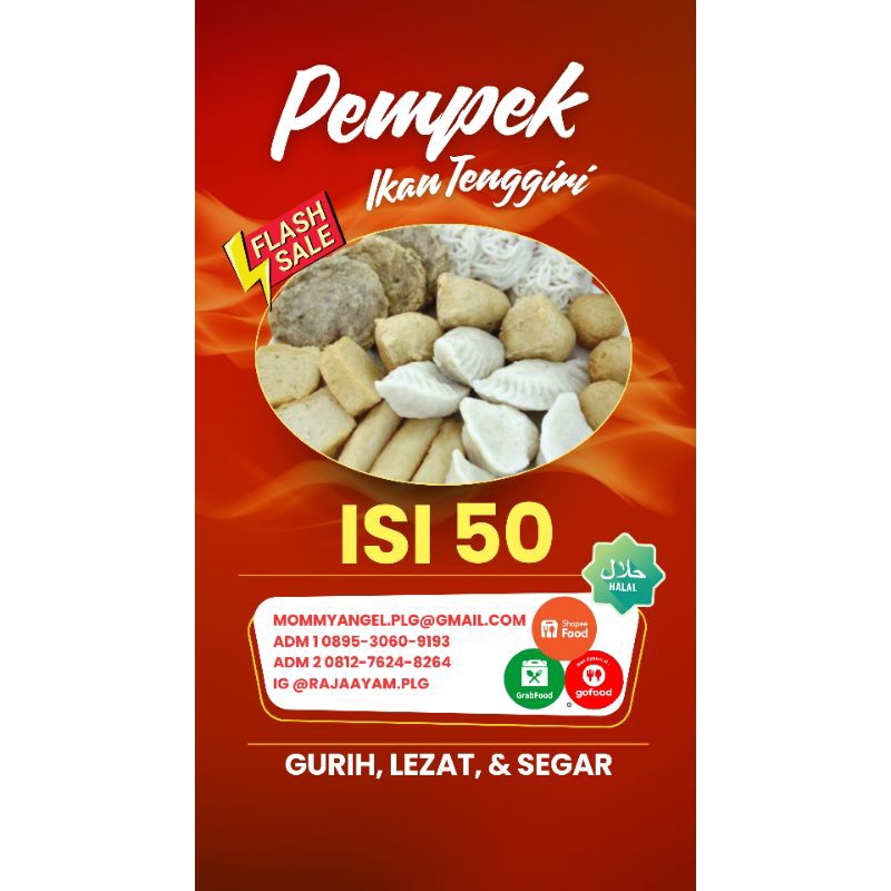 

Pempek Ikan Palembang Isi 50 (Mommy Angel)